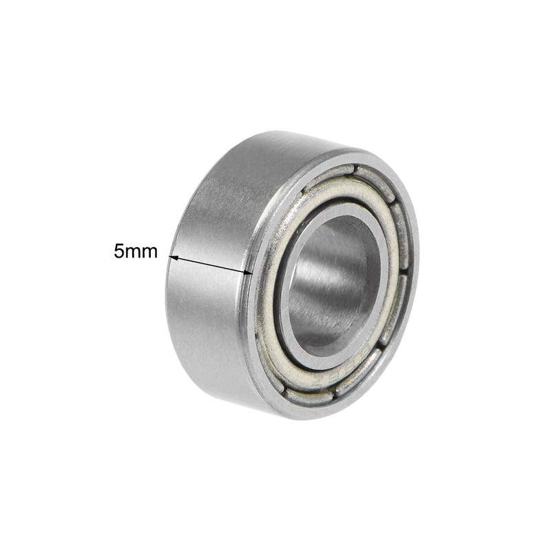 uxcell 686ZZ Deep Groove Ball Bearings Z2 6mm X 13mm X 5mm Double Shielded Carbon Steel 5pcs 6mmx13mmx5mm