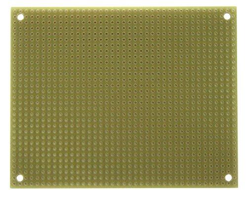 Busboard ST2. Traditional Stripboard Pattern Prototyping Circuit Board, 100 mm W x 80 mm L x 1/16" T