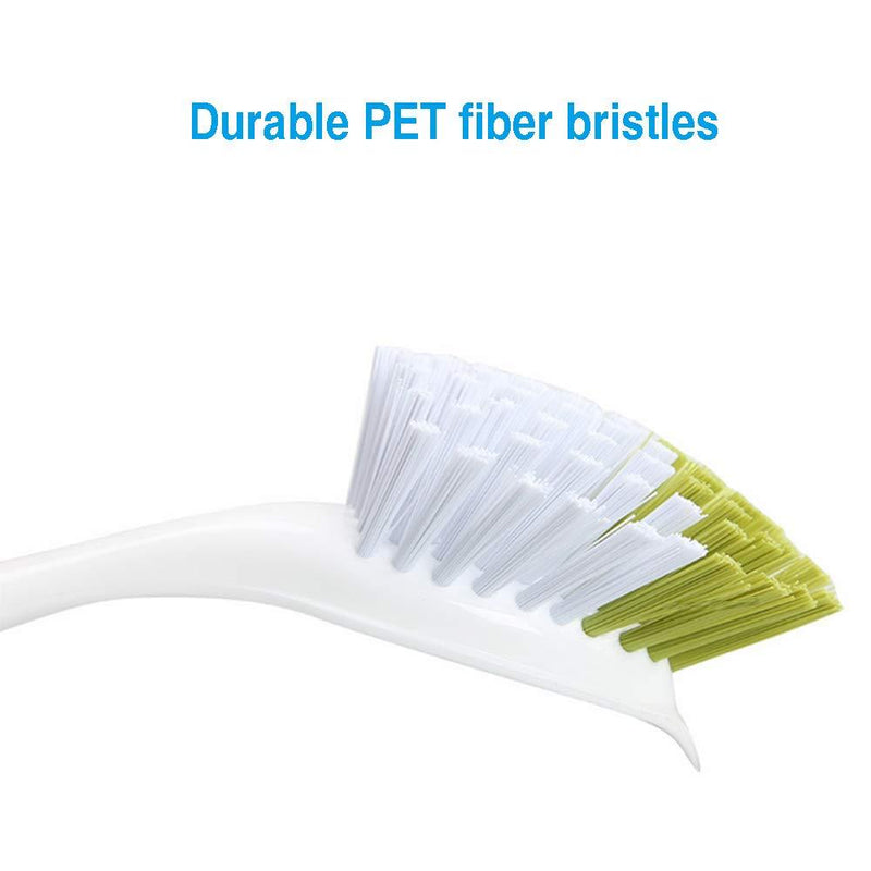 Scrub Brush for Dish Kitchen Sink Pot Pan with Stiff Bristles, Yellow-Green, 5pcs Yellow-green 5pcs