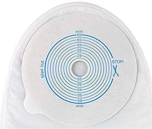 20PCS Disposable Drainable Pouches for Ostomy Bag Closed Colostomy Bags Supplies One Piece System 20PCS C001