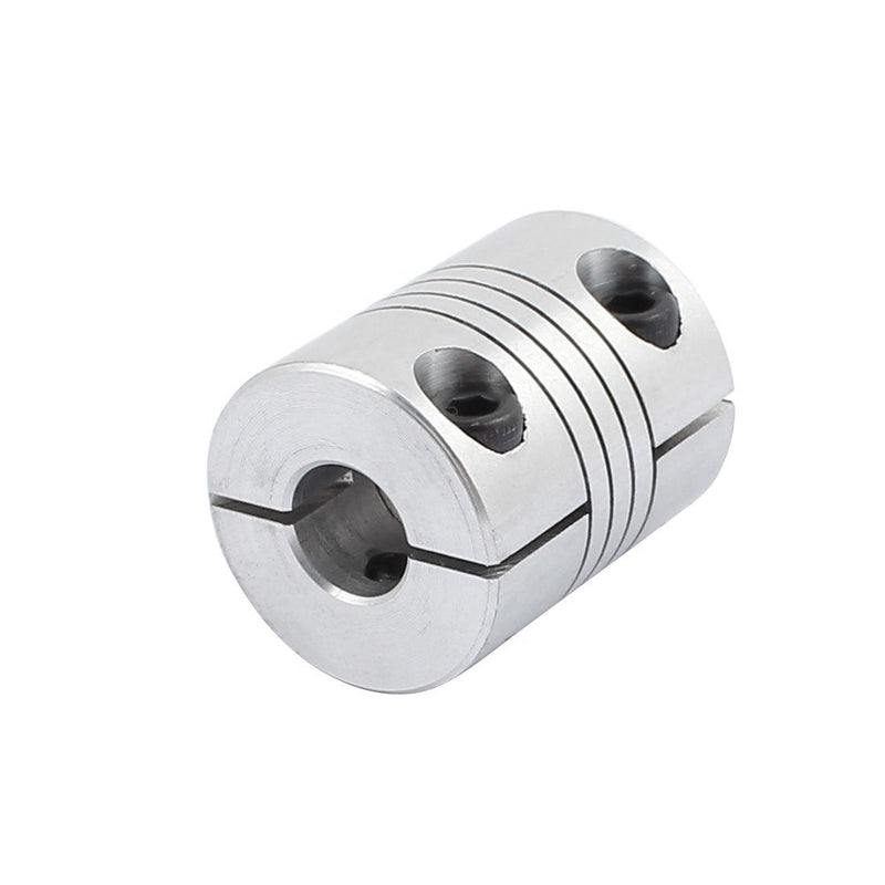 uxcell 6mm to 8mm Shaft Coupling 25mm Length 20mm Diameter Stepper Motor Coupler Aluminum Alloy Joint Connector for 3D Printer CNC Machine DIY Encoder 6-8mm