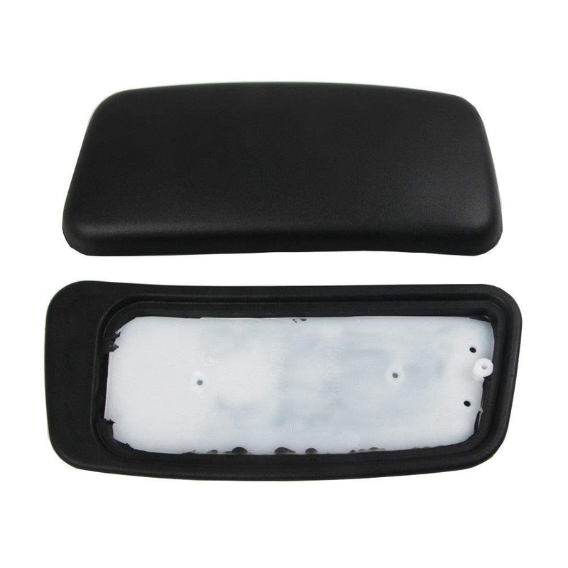 New Arm Pads Caps Replacement for Haworth Zody Office Chair 1 Pair Black/Gray (Black)