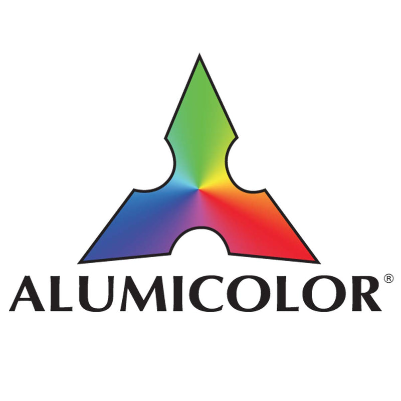 Alumicolor AlumiCutter Aluminum Straight Edge w/Blade for Office, School, Engineering and Framing, 24IN, Black