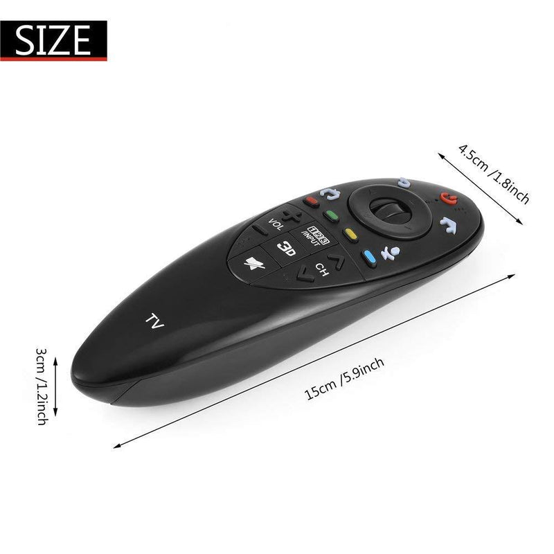 GLOGLOW TV Control, Black ABS Material New Remote Control for LG 3D Smart TV AN-MR500G Replacement