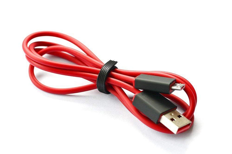 Replacement Charger Cable Power Supply Cord Compatible with Wireless Beats by Dr.Dre Powerbeats 2 Powerbeats 3 Solo Studio Headsets Earphones (Red/3.3ft) Red/3.3ft