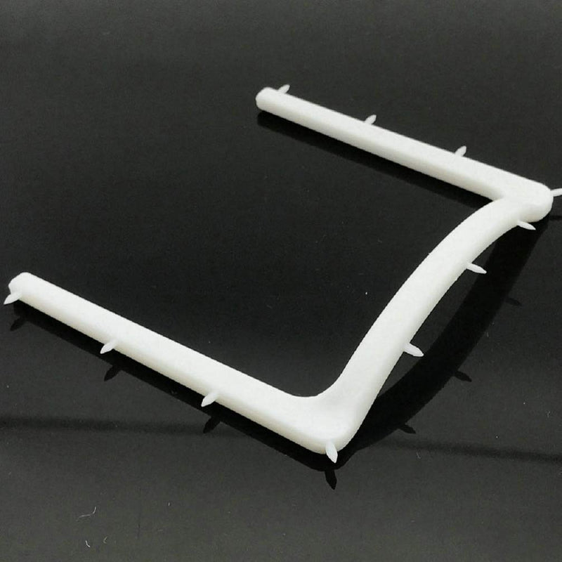Healifty 10pcs Disposable Dental Rubber Dam Frame Holder Autoclavable Rubber Barrier Bracket Distracter Lab Instrument