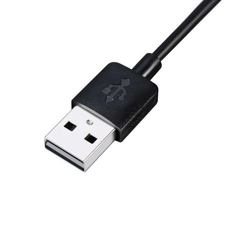 TenCloud Charger Compatible with Garmin Swim 2 Watch USB Charging Cord 3.3ft Charger for Garmin Swim 2 GPS Swimming smartwatch (Black) Black