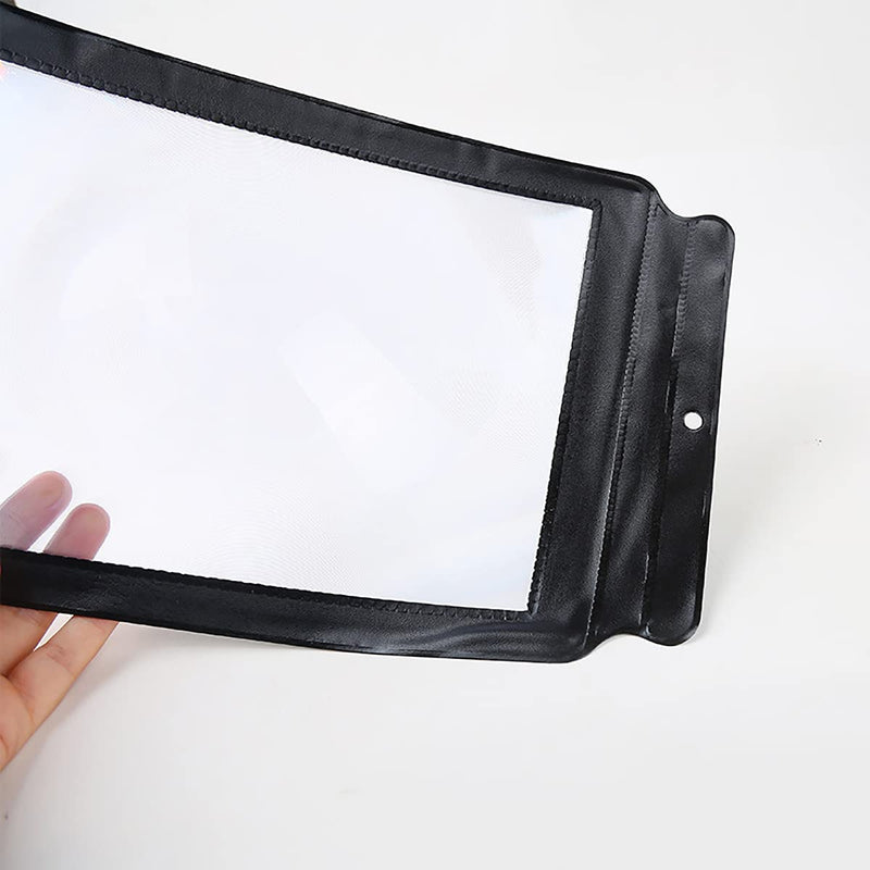 WJINNG Magnifier Full Page Reading Magnifier 3X Magnifying Power Large Sheet Magnifying Glass Reading Aid Lens Fresnel for Books Menus Newspapers Improve Elderly Poor Eyesight for The Elderly Gift
