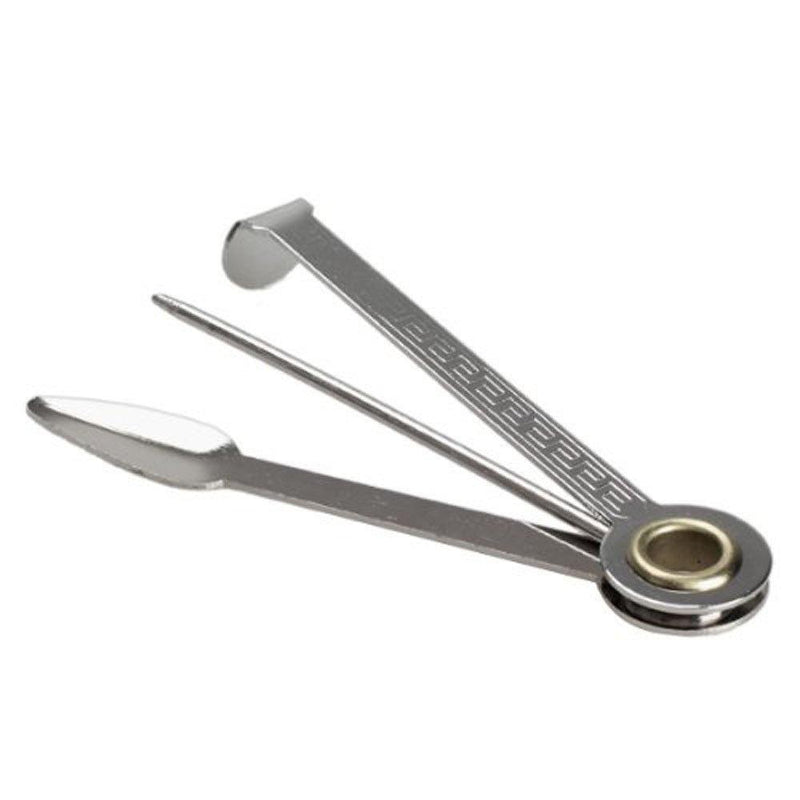 yueton Pack of 2 New Pocket or Pouch 3in1 Stainless Steel Catlinite Cleaner Cleaning Tool Reamers Tamper
