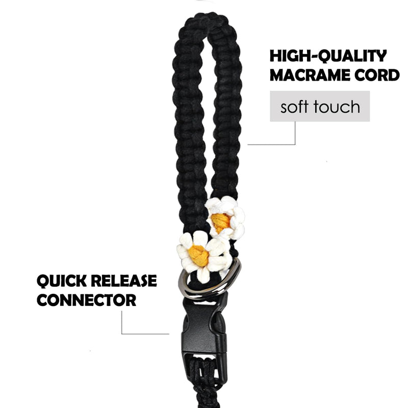 VICHUNHO Camera Wrist Strap,DSLR Camera Wristlet Lanyard,Tactical Camera Hand Sling,Quick Release Rope, Portable Accessories Daisy