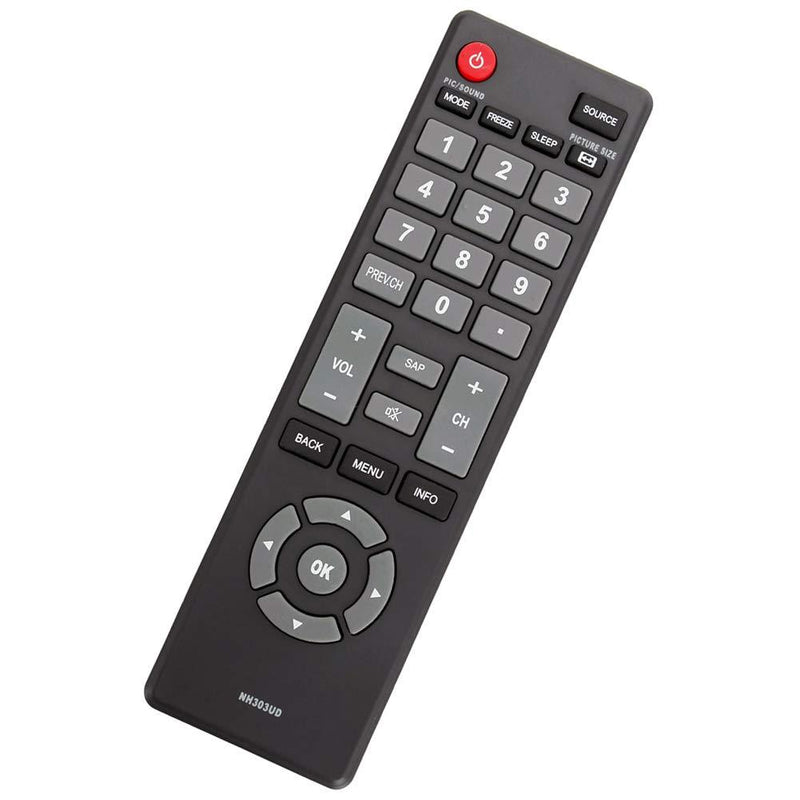 New NH303UD Remote Control fit for Emerson TV LE290EM4F LE391EM4 LF280EM5 LF280EM5F LF320EM4F LF320EM5F LF391EM4 LF391EM4A LF391EM4F LF401EM5 LF401EM5F LF501EM5 LF501EM5F LF551EM5 LF551EM5F