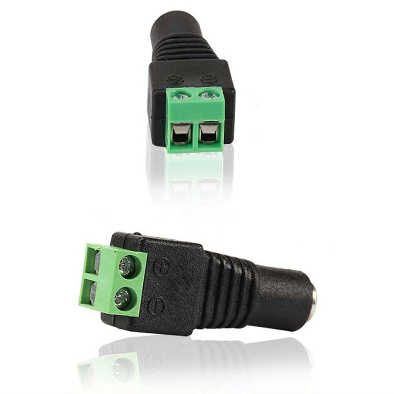 12V DC Power Connector 5.5mm x 2.1mm, CENTROPOWER (10 x Male + 10 x Female) Power Jack Adapter for Led Strip CCTV Security Camera Cable Wire Ends Plug Barrel Adapter