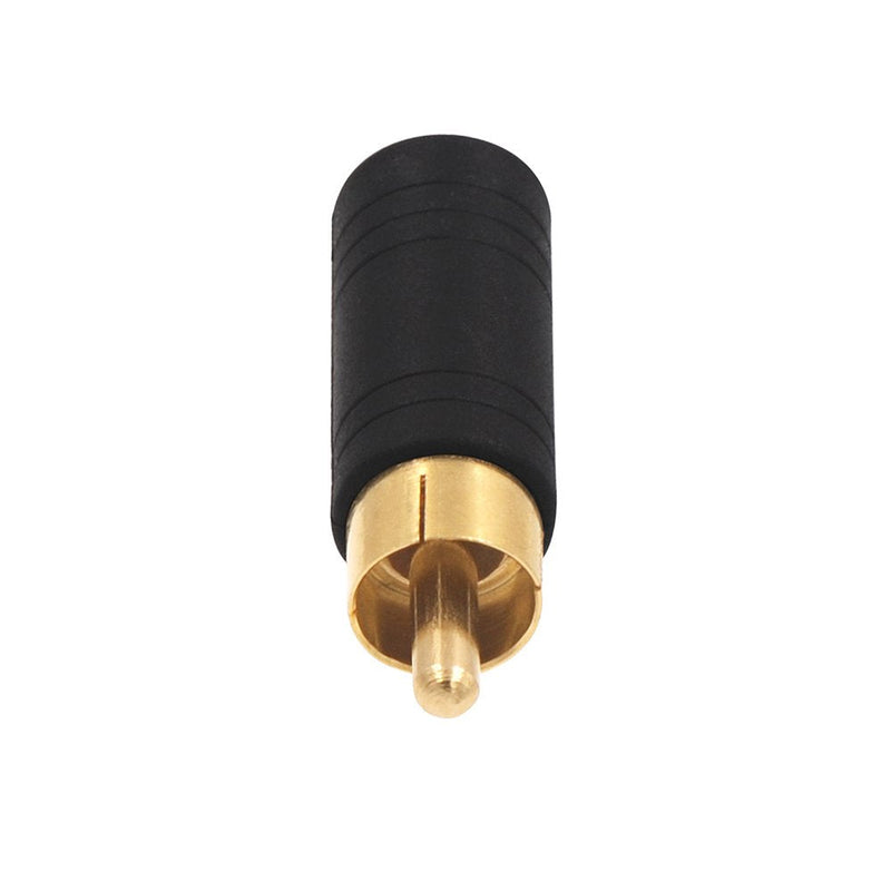 VCE 2-Pack Gold Plated 3.5mm 1/8 inch Female Mono Jack to RCA Male Adapter
