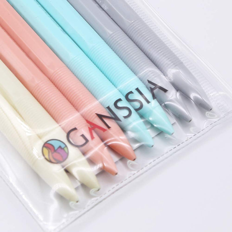 GANSSIA Colorful Series Design 0.7mm Mechanical Pencils Pack of 8 Pcs