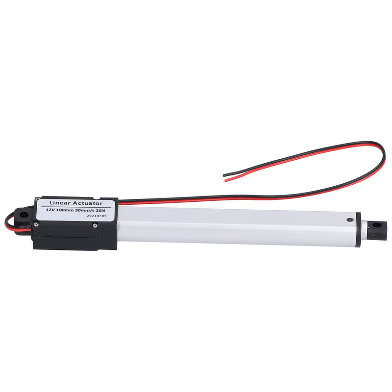 BTER Electric Linear Actuator, DC 12V 100mm Stroke Linear Actuator, 150N/70N/50N/20N High Speed Low Noise Mini Linear Actuator for Industrial, Agricultural Machinery(30mm/s 20N) 30mm/S 20n