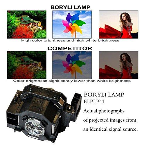 Tawelun ELPLP41 Replacement Projector Lamp Bulb with Housing for for PowerLite S5/S6/77C /78, EMP-S5,EMP-X5 Projectors