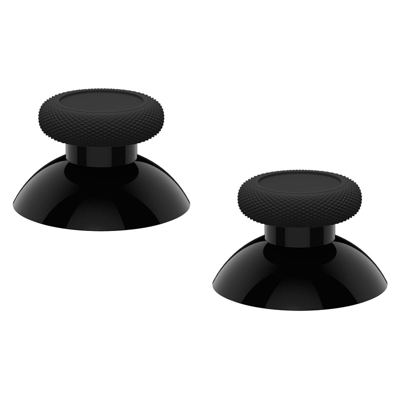 eXtremeRate Replacement Controller Joystick for Xbox One - 4 PCS Original Black Thumbsticks Analog Thumb Sticks Parts for Xbox Series X/S, Xbox One S/X, Elite Controller with Repair Kit Screwdriver Black (2 Pairs)