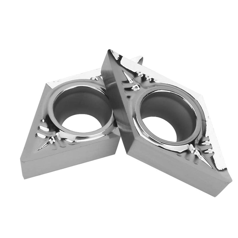 Fafeicy Carbide Reversible Inserts CNC Lathe Insert for Turning Tool Holder DCGT11T304-AK H01 / DCGT32.51-AK H01 10pcs Turning Inserts