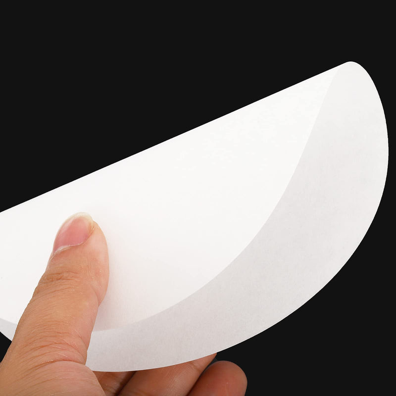 PATIKIL 100pcs 18cm Quality Filter Paper Circles Fast Speed Round Laboratory Filter Paper Chemical Industrial Oil Test Funnel Filter Paper