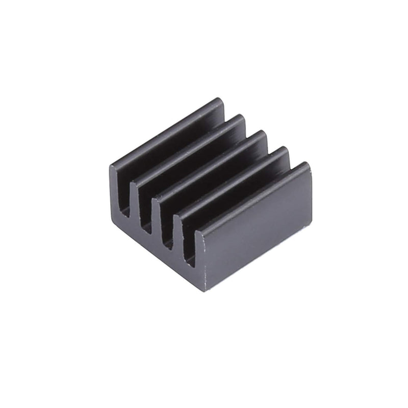 Awxlumv 10 pcs Small Heat Sinks 9 x 9 x 5 mm Aluminum Heatsink with Thermal Conductive Double Sided Tape for Cooling GPU IC Chips VRAM VGA RAM 9x9x5mm