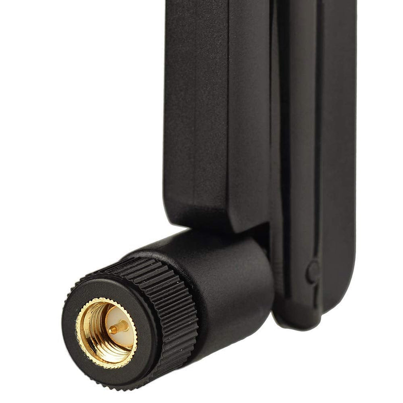 Eightwood 2.4GHz 5GHz Dual Band WiFi Antenna 9dBi Omni SMA Male Antenna for Backup Camera, Security Camera, FPV Drone, ISM, Smart Home Devices 1 pack
