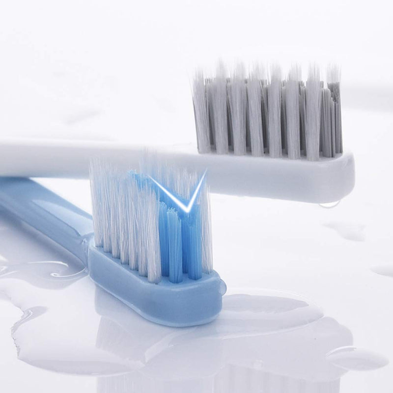 Y-kelin V-Shaped Orthodontic Toothbrush Soft Bristle (4 pcs) with one Inter-Dental Brush 4 Count (Pack of 1)