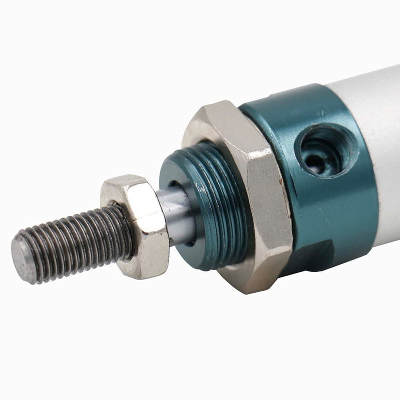 Baomain Mini Air Cylinder MAL 16 X 25 Single Male Thread Rod Dual Action 16 Bore 25 Stroke