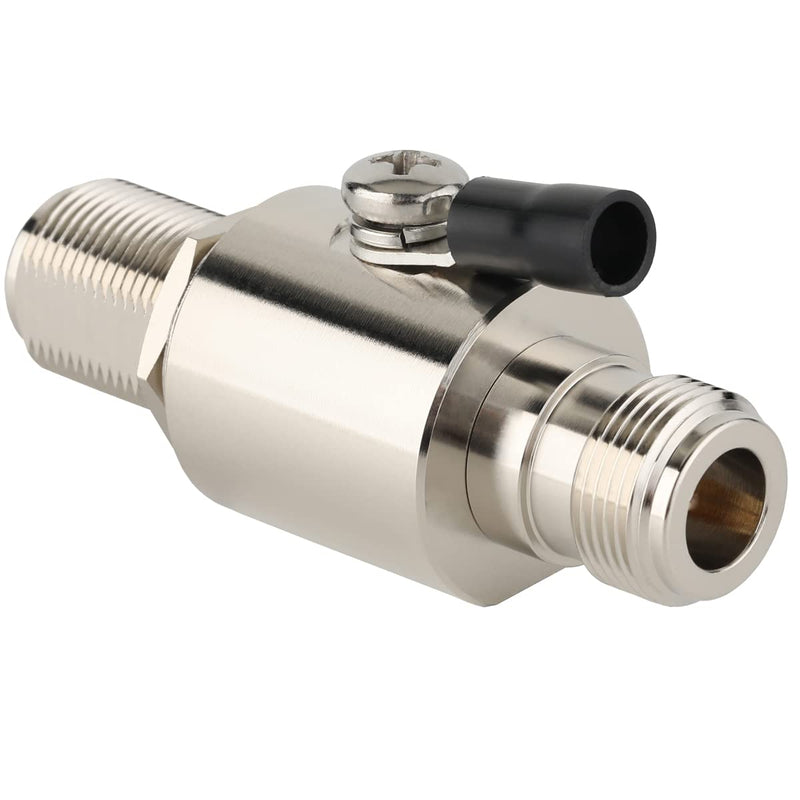 Whisary N Type Lightning Arrestor N Female to N Female Bulkhead DC-3GHz 90V Coaxial Lightning Arrester 3G N female to female arrestor