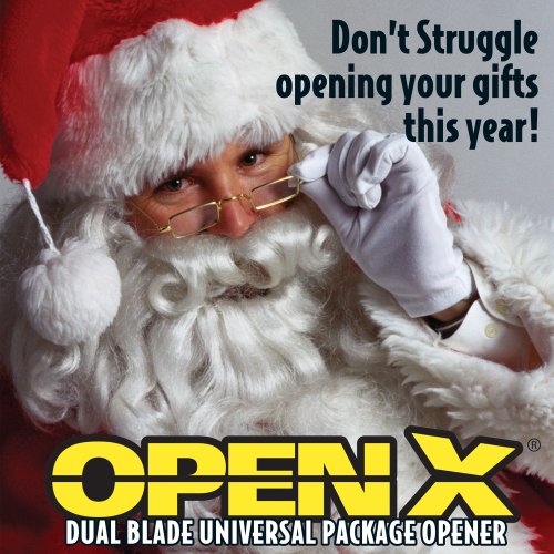 OpenX Dual Blade Universal Package Opener 1 Yellow