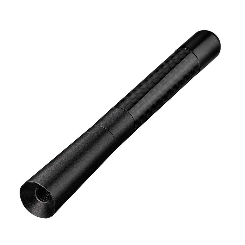 Bingfu Vehicle Roof Mount Antenna Mast 4.7 inch Carbon Fiber Car Antenna Replacement for Ford Dodge Toyota Honda Chevrolet Nissan Jeep Subaru GMC