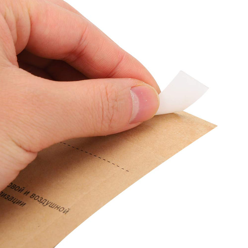 100 Sterilization Bags Autoclave Sterilization Bags Self Seal Disposable Tools Sterilization Bags for Oral Beauty 130x200mm (75x150mm)