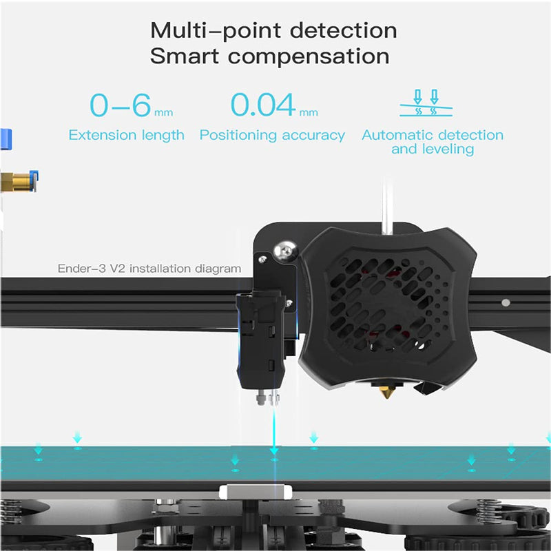 Creality CR Touch Auto Bed Leveling Sensor Kit Compatible to Ender 3 V2/Ender 3 Pro/Ender 3/Ender 3 Max/Ender 5/Ender 5Pro/CR 10 with 32 Bit V4.2.2/V4.2.7 Mainboard 3D Printer