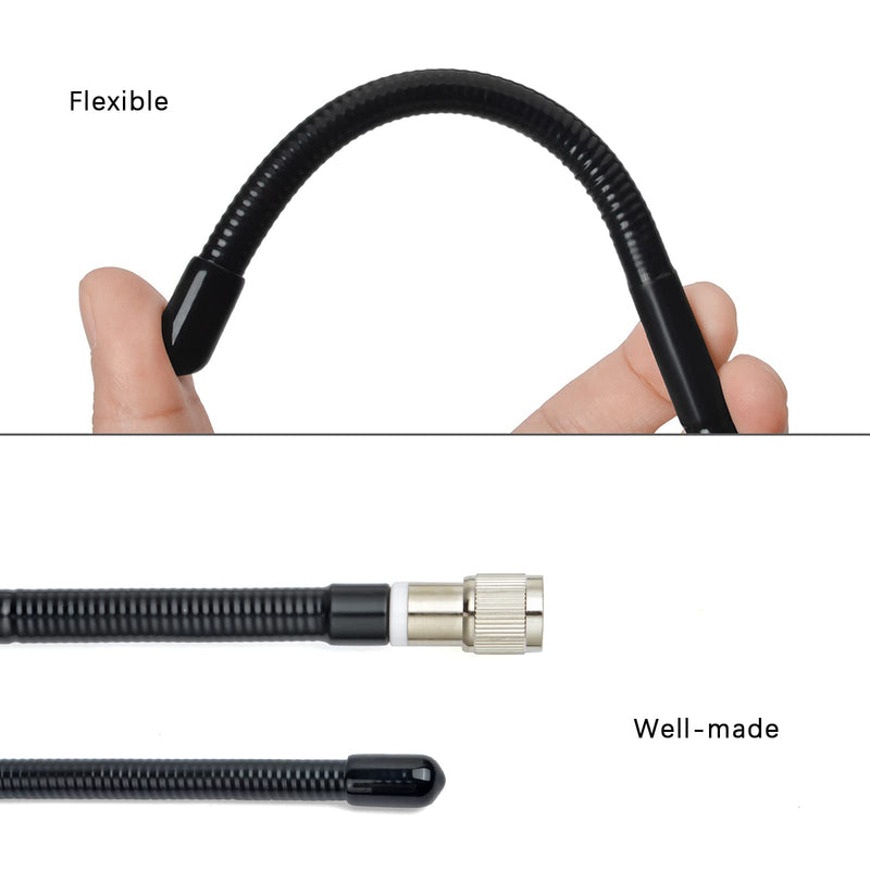TWAYRDIO CB Radio Antenna for President Randy FCC Handheld CB Radio, 26-29MHz 9.7inches Replacement Antenna with TNC Male Connector Compatible with President Randy II FCC Handheld CB Radio