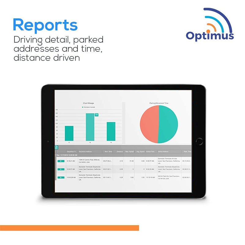 GPS Tracker - Optimus 3.0 4G LTE Bundle with Waterproof Twin Magnet Case - 1 Month Battery