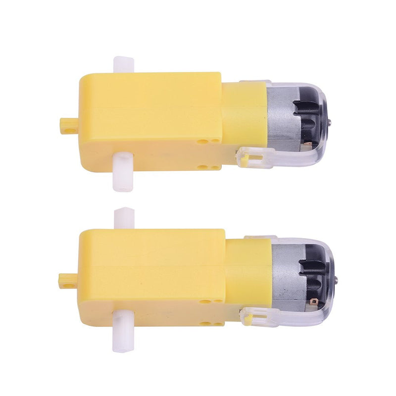 Cylewet 2Pcs Gear Motor Dual Shaft for Smart Car Robot Arduino (Pack of 2) CYT1037