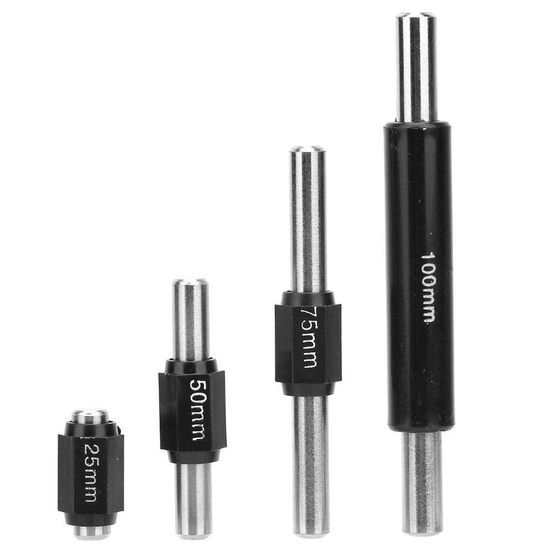 External micrometer standard calibration block, universal stainless steel calibration rod (25/50/75/100mm) for checking detection (75mm) 75mm
