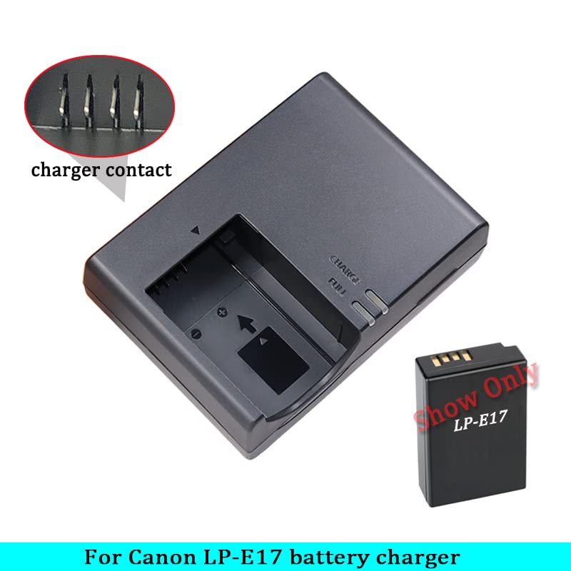 Camulti LC-E17 Battery Charger Fast Charging for LP-E17 Battery for Canon M5 M6 T6i T6s T7i 77D 800D 750D