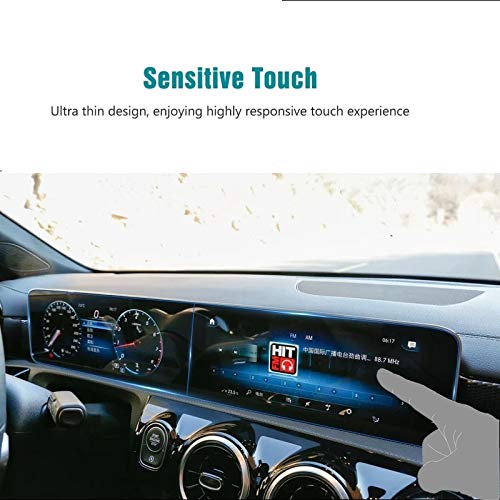 Screen Protector Compatible with 2019 2020 Mercedes Benz A B CLA GLB 10.25 incn Touch Screen,Flyingchan,Anti Glare Scratch,Shock-Resistant, Navigation Accessories,Protecting Mbux Screen