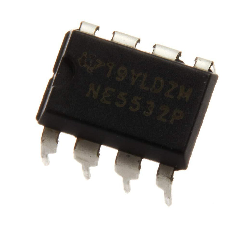 Bridgold 10pcs NE5532 5532 Dual Operation high Performance Low Noise Audio Operational Amplifier for Professional Audio Equipment, Instruments, Control Circuits.