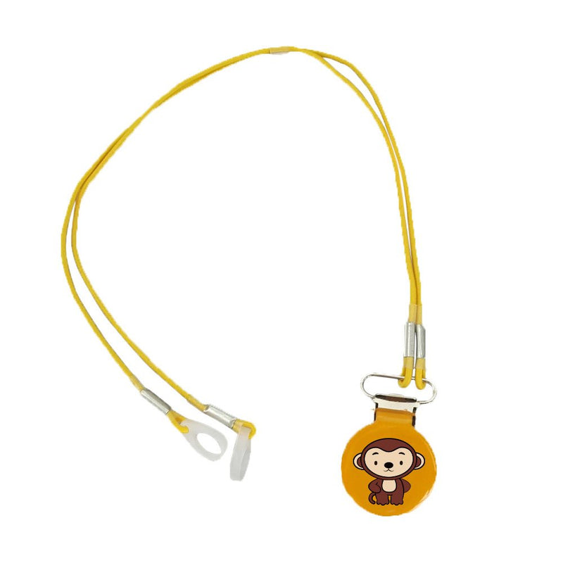 Hearing Aid Protection Hearing Aid Holder Protector for BTE and ITE with Cartoon Design (Monkey) Monkey
