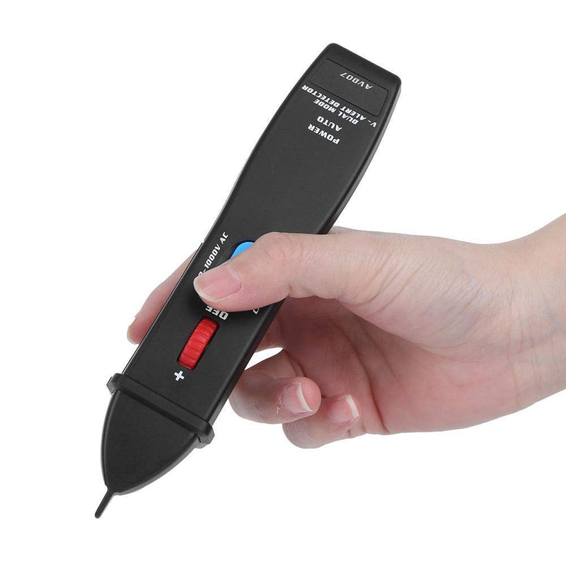Voltage Tester Pen Intelligent Dual Mode Test Pen Non-Contact Voltage Tester with LED Flashlight Buzzer Alarm