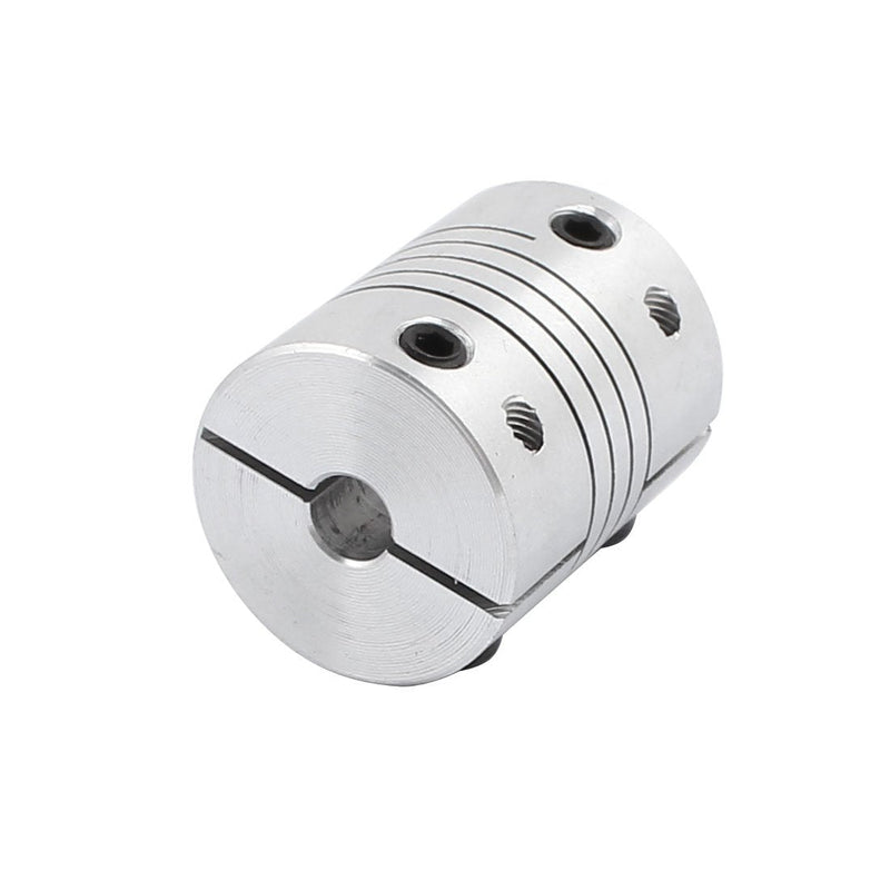uxcell 6mm to 8mm Shaft Coupling 25mm Length 20mm Diameter Stepper Motor Coupler Aluminum Alloy Joint Connector for 3D Printer CNC Machine DIY Encoder 6-8mm