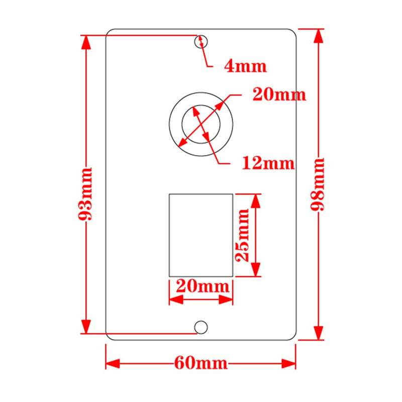 Fyearfly Brush Motor Speed Controller, DC12-60V 20A DC Brush Motor Speed Controller Forward/Reverse Electric Motor Speed Controller