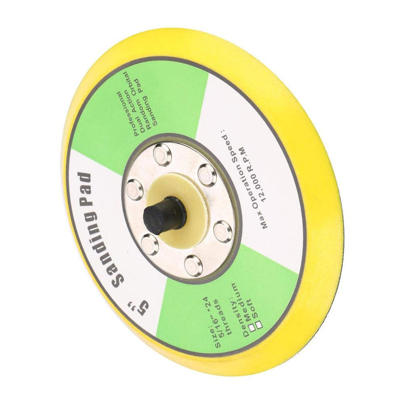100/125mm polishing tray grinding polishing backing plate with M8 thread(5 inches) 5 inches