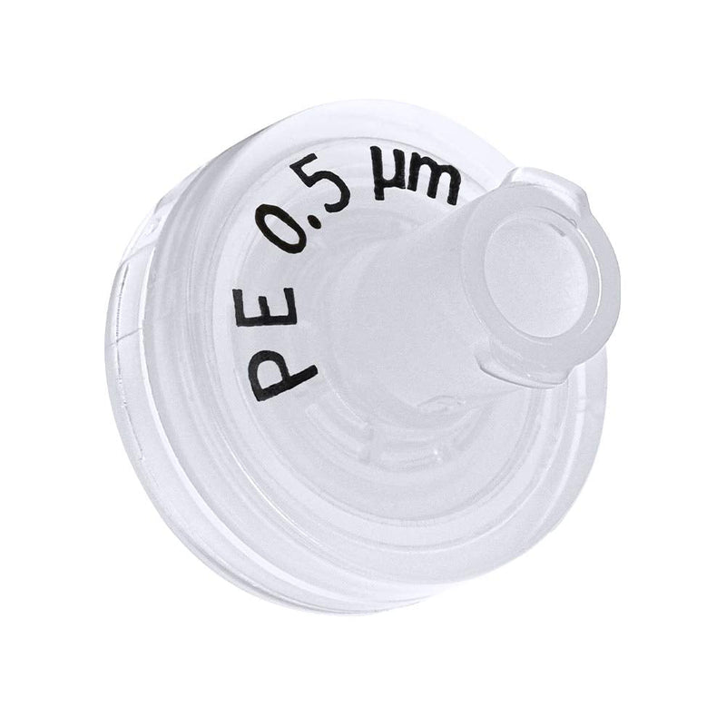 GVS Filter Technology, Syringe Filter, ABLUO, 13mm, PE membrane, 0.5µm, PP Housing, 10/pk 0.45 13 mm
