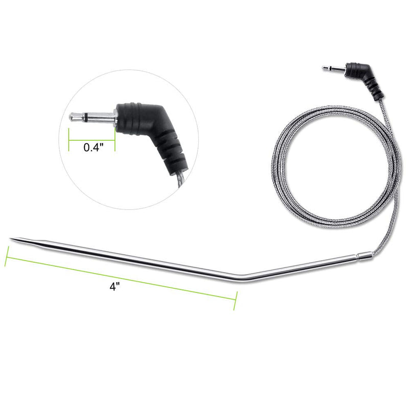 Official ThermoPro Stainless Steel Probe Replacement Stainless Meat Probe for TP06S, TP07, TP610, TP16, TP16S