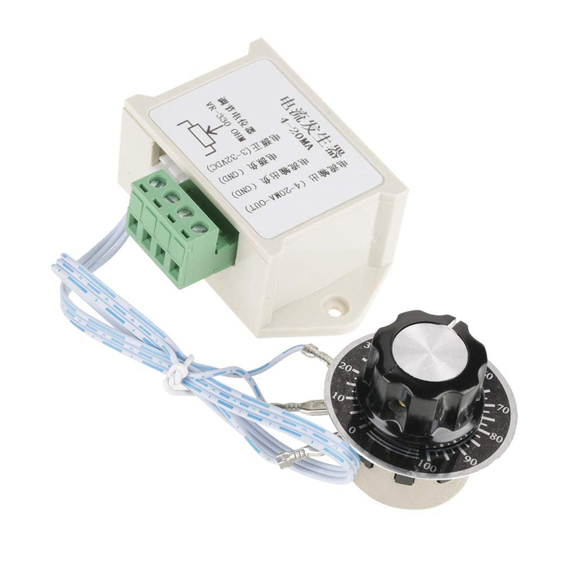 4-20mA Signal Generator, 4-20mA Current Generator Adjustable Analog Quantity Current Signal Generator Module for PLC, Frequency Converter, Servo