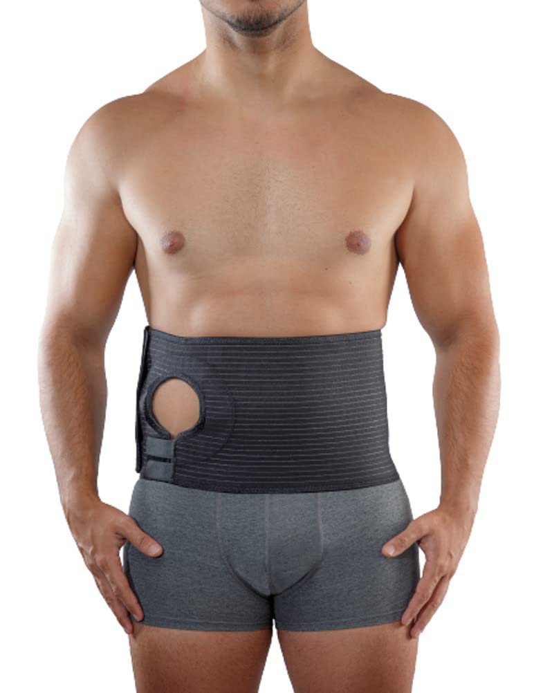 Movibrace Abdominal Ostomy Belt for Post-Operative Care After Colostomy or Ileostomy Surgery (XX-Large) XX-Large