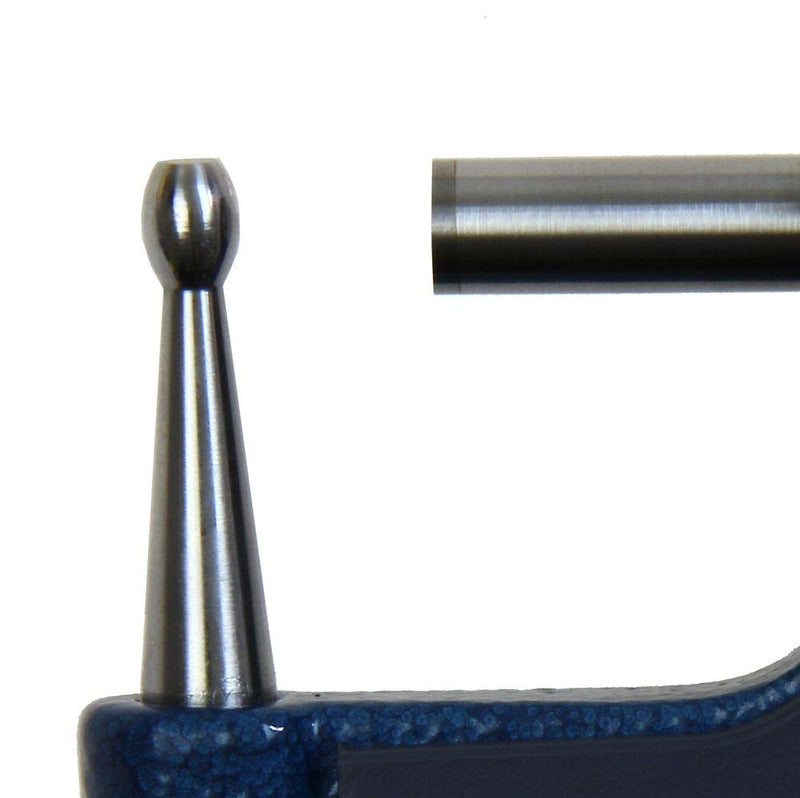 iGaging Reloading Micrometer Tube Ball Spherical Anvil 0-1"/0.00005" Gunsmith X Large Display Gen 2