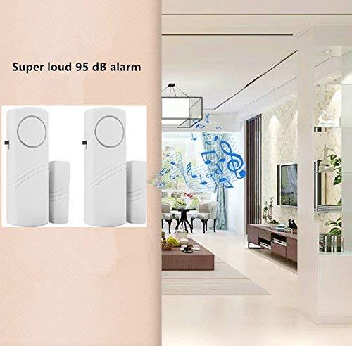Personal Security Window & Door Alarm Bell | Wireless Sensor Door Window Burglar Alarm | Pack of 10